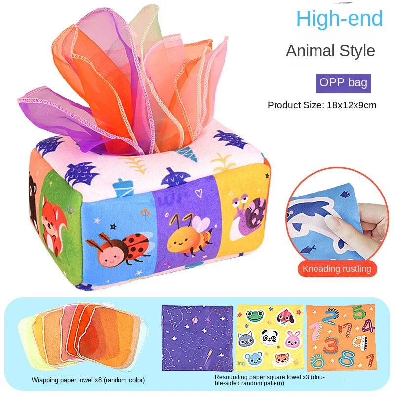 Sensory Toy Tissue Box