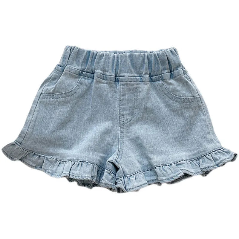 Girls' Summer Ruffle Shorts