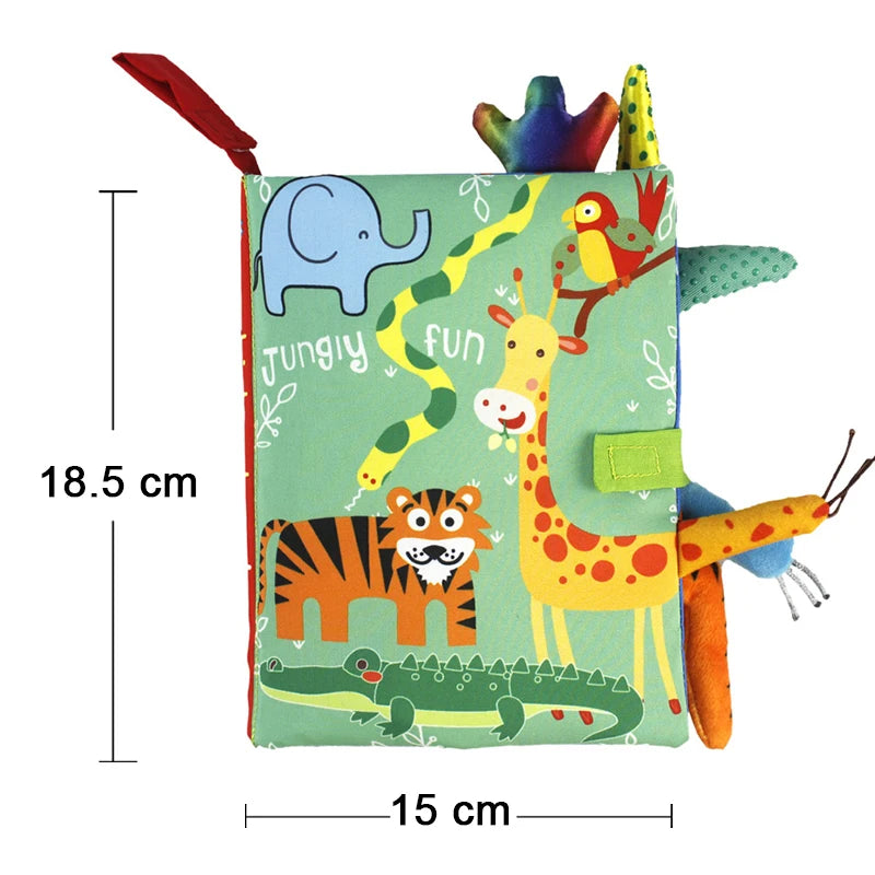 Baby Jungle Cloth Book