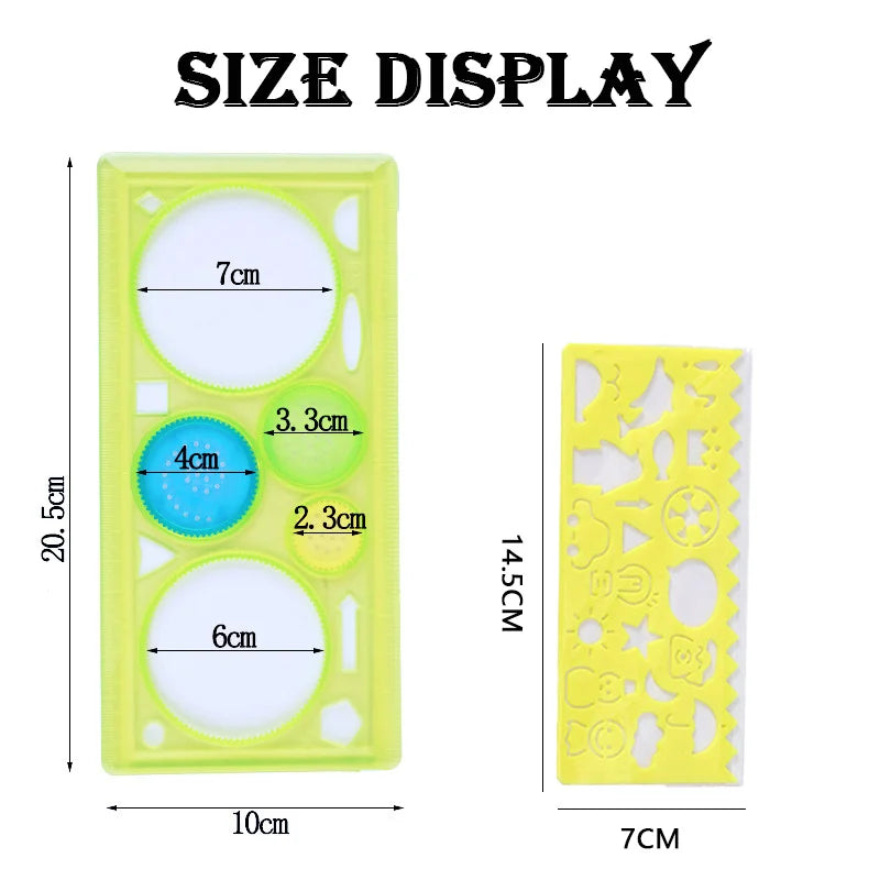 Geometry Drawing Stencil Set