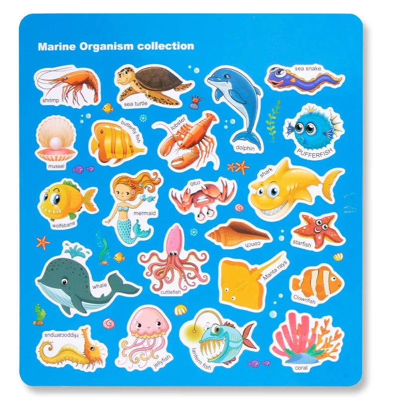 Reusable Cartoon Sticker Book