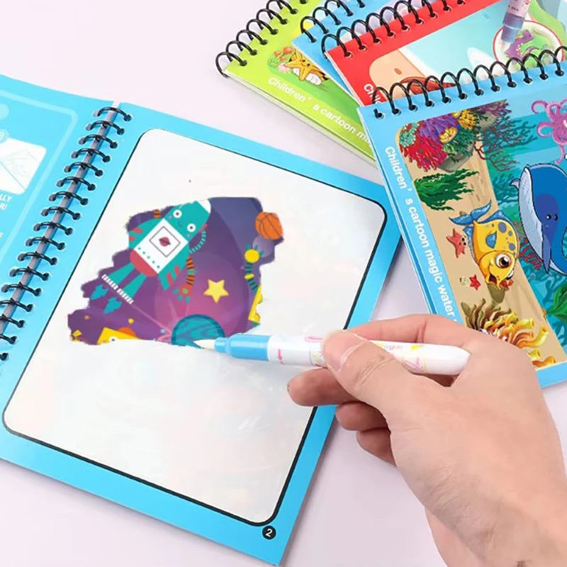 Magic Water Coloring Book