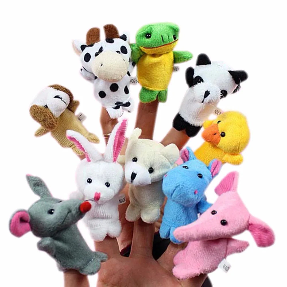 10 Pcs Cartoon Finger Puppets