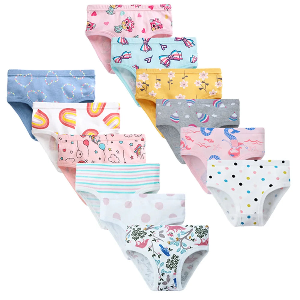 3-Piece Pack Girls' Cotton Panties