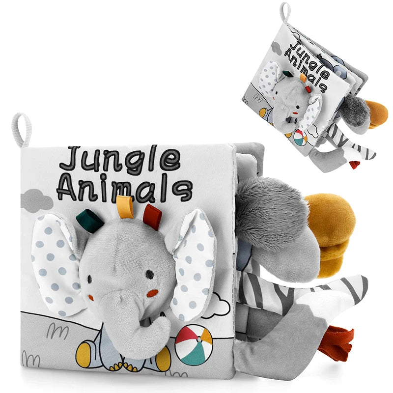 Baby Jungle Cloth Book