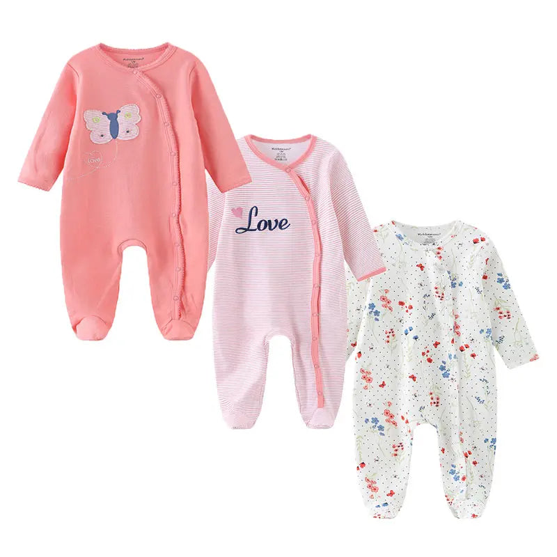 Kiddiezoom 3ct Long Sleeve Onesie