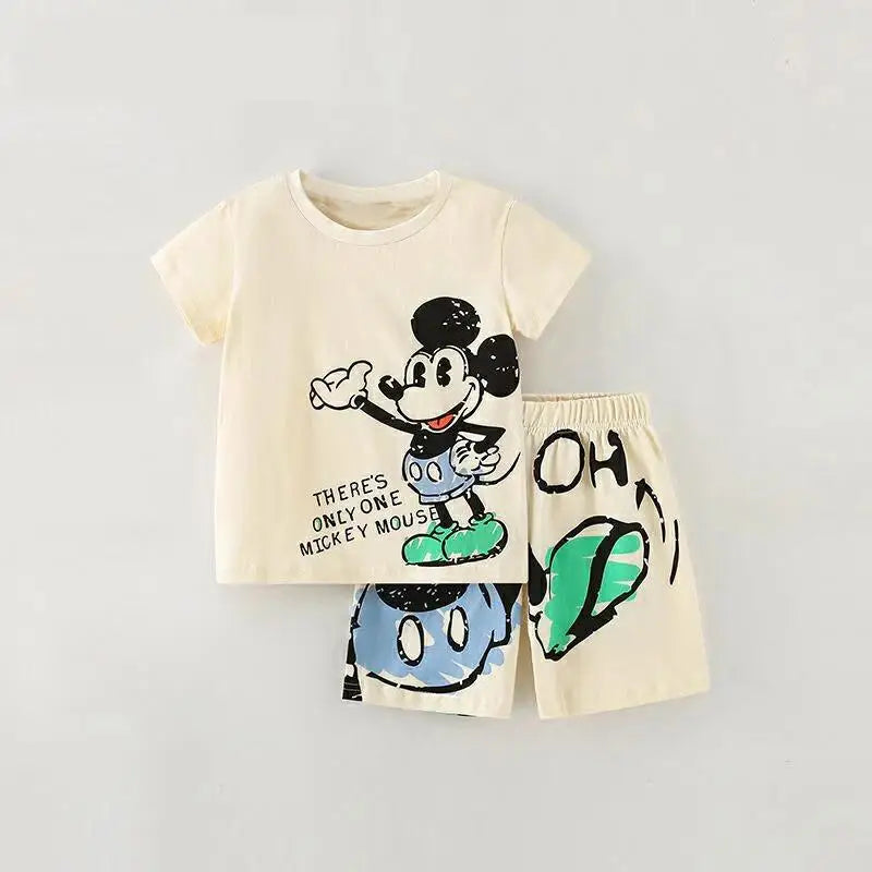 Disney Mickey Mouse T-Shirt Pajama Set