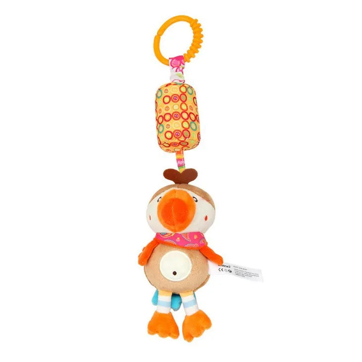 Plush Animal Hanging Rattle