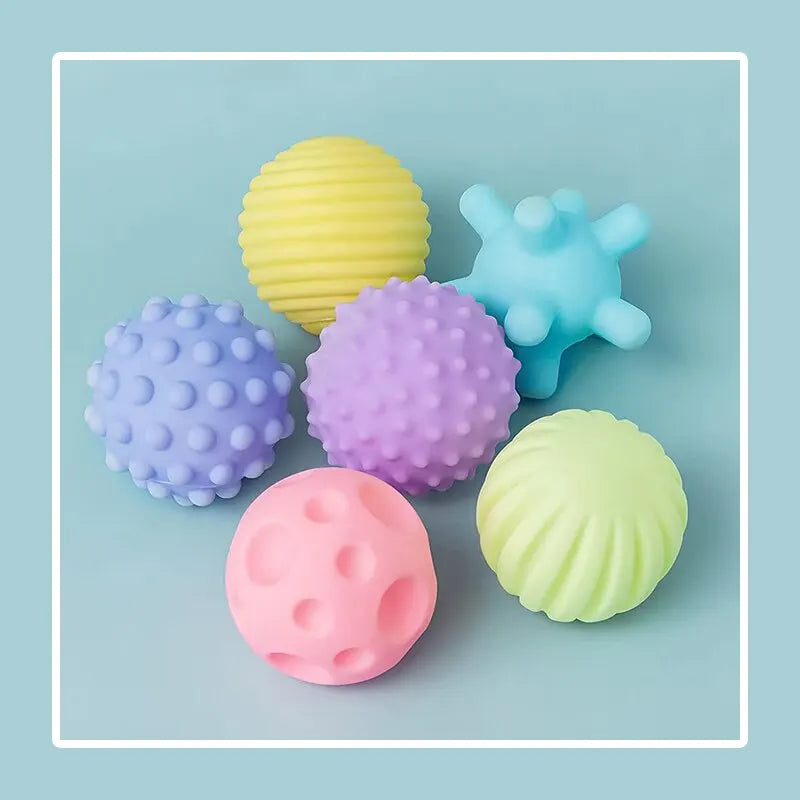 6ct Baby Bath Toy Balls