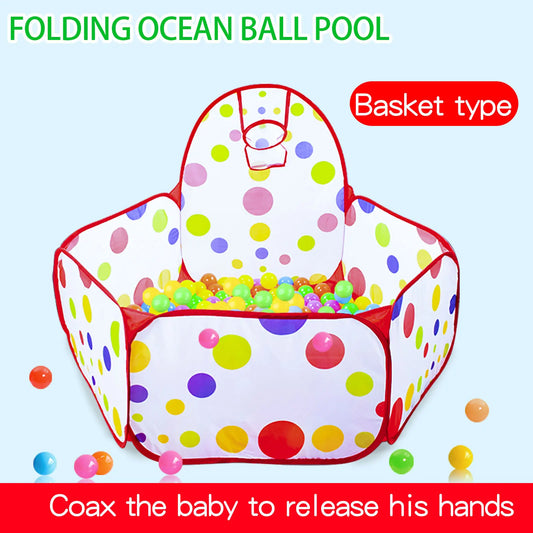 Bobo Ball Pit with Basketball Net