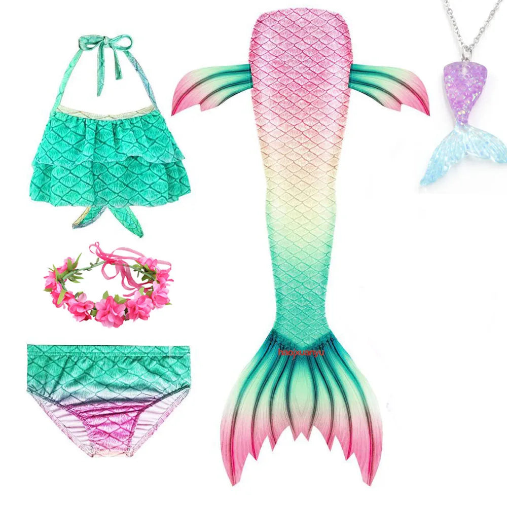 Mermaid Swim Costume with Tail