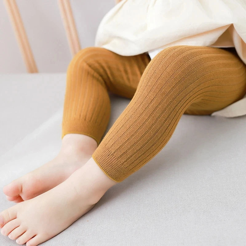 Girls Soft Ribbed Leggings