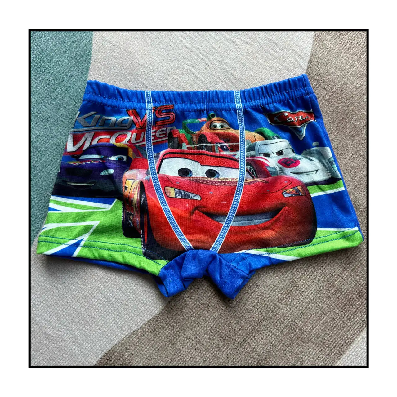 2-Piece Disney Cars Lightning McQueen Boys Boxer Briefs