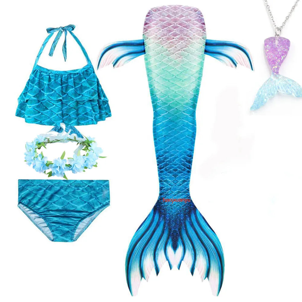 Mermaid Swim Costume with Tail