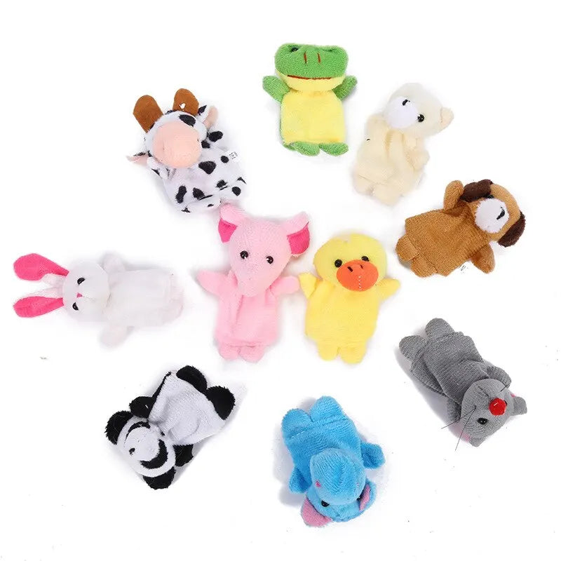 10 Pcs Cartoon Finger Puppets