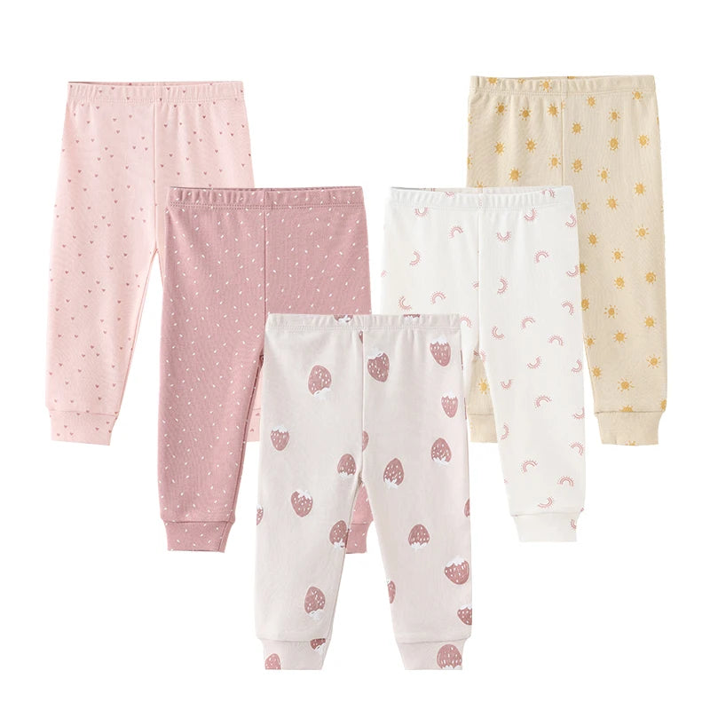 4 Piece and 5 Piece Packs Newborn Pants 0-12M