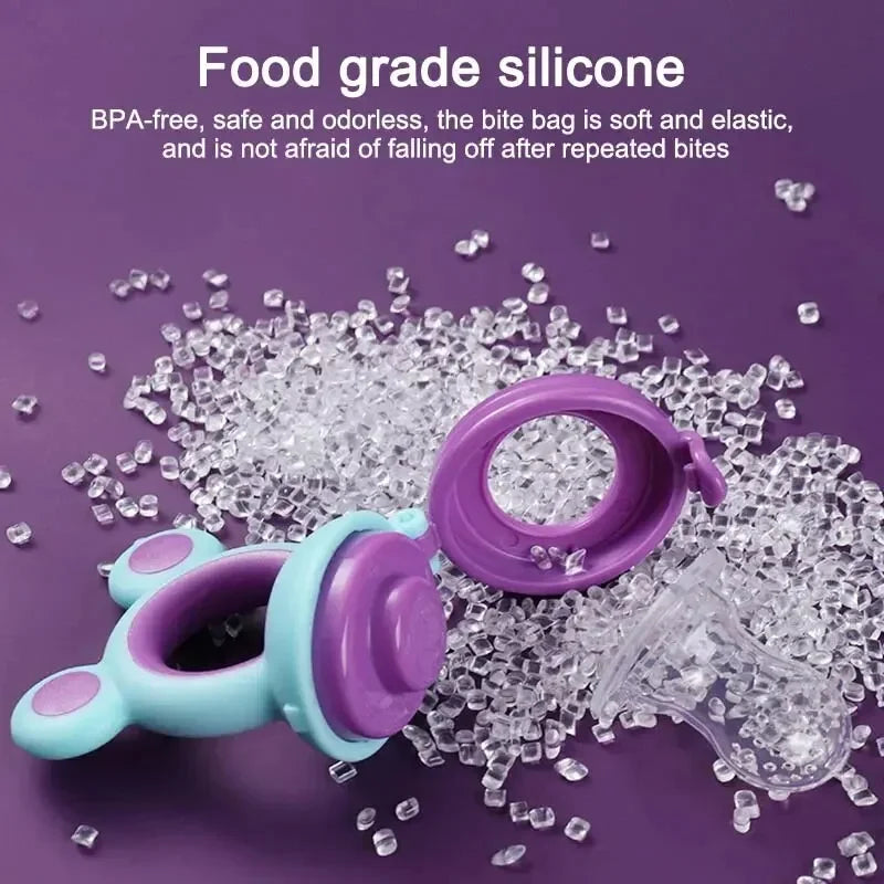 Fresh Fruit Silicone Baby Nibbler Feeder