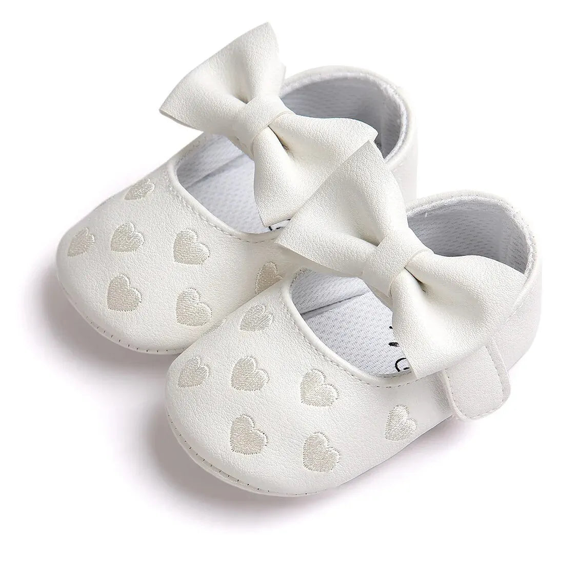 Heart Print with Bowknot Classic Dress Shoes