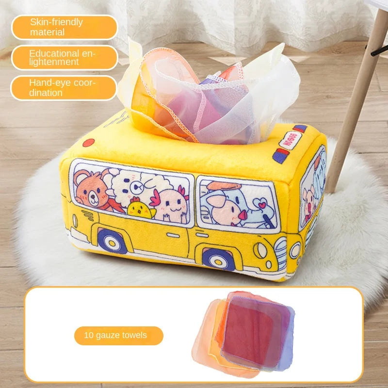 Sensory Toy Tissue Box