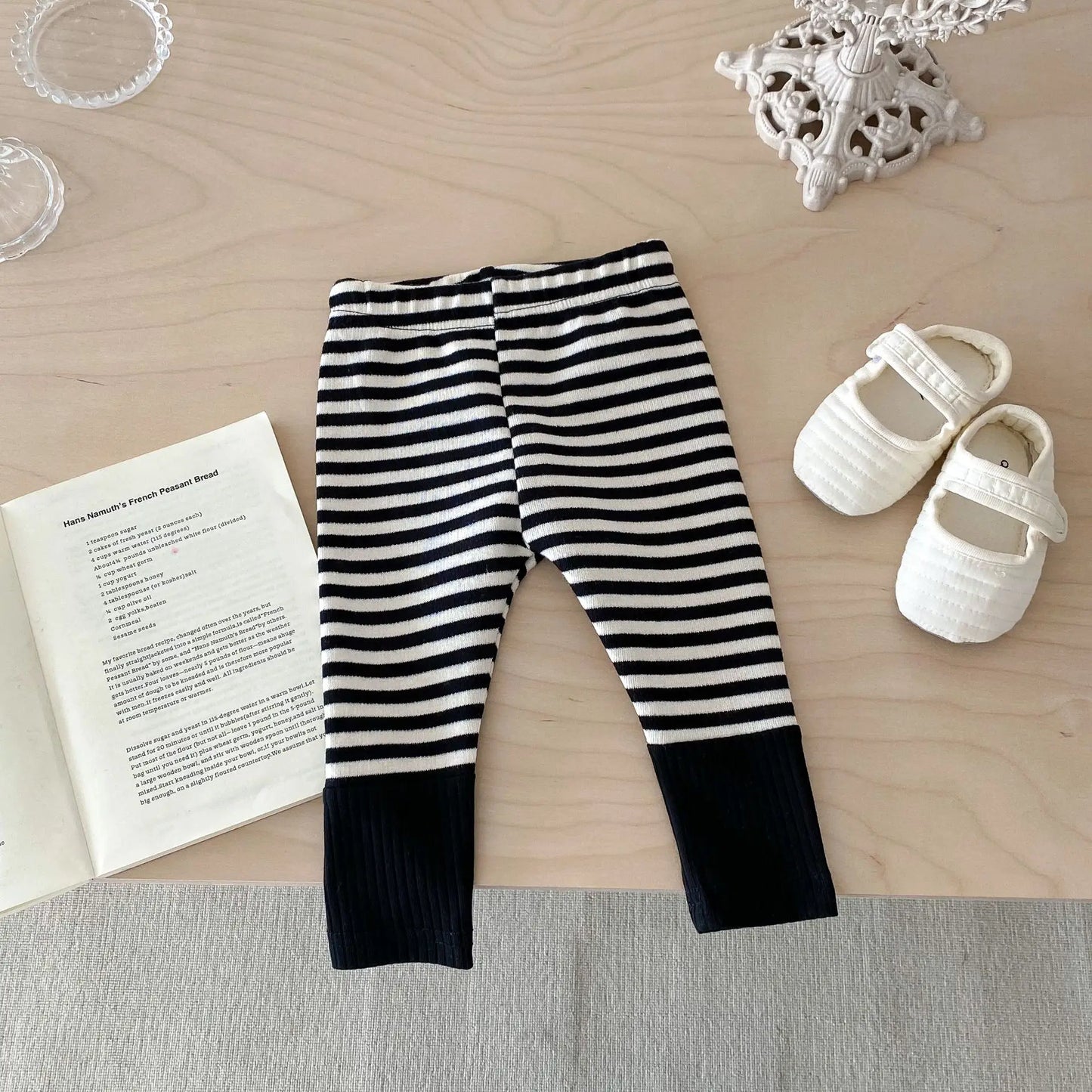 Newborn Striped Autumn Colored Bottoms