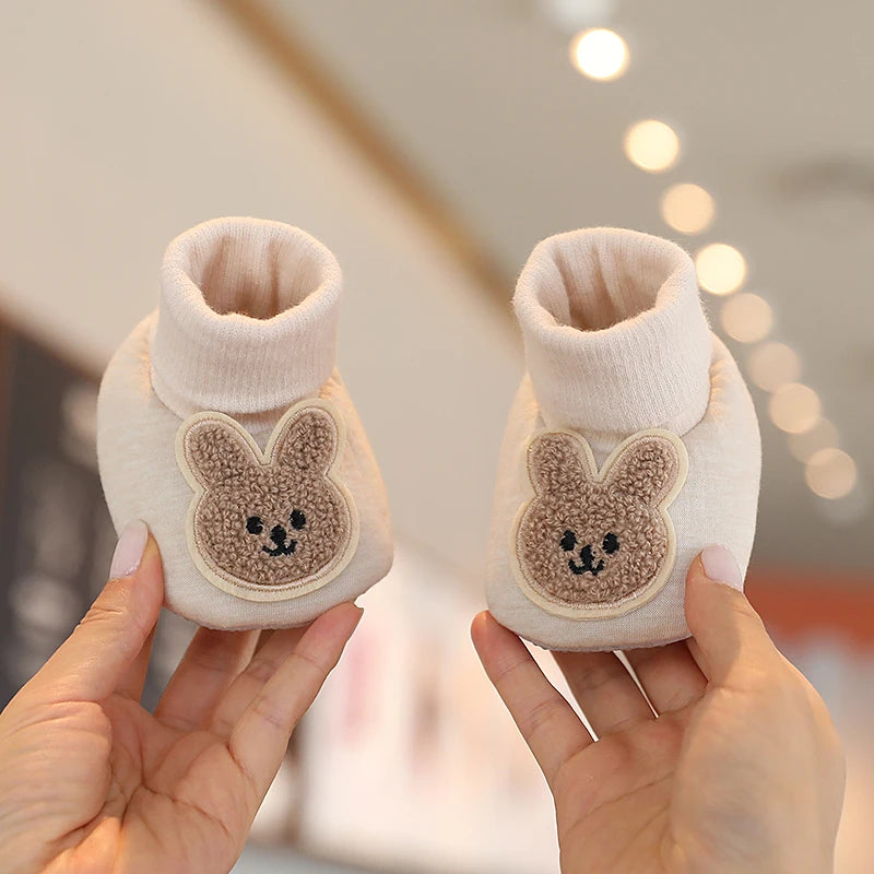 Infants Winter Teddy Bear Baby Booties