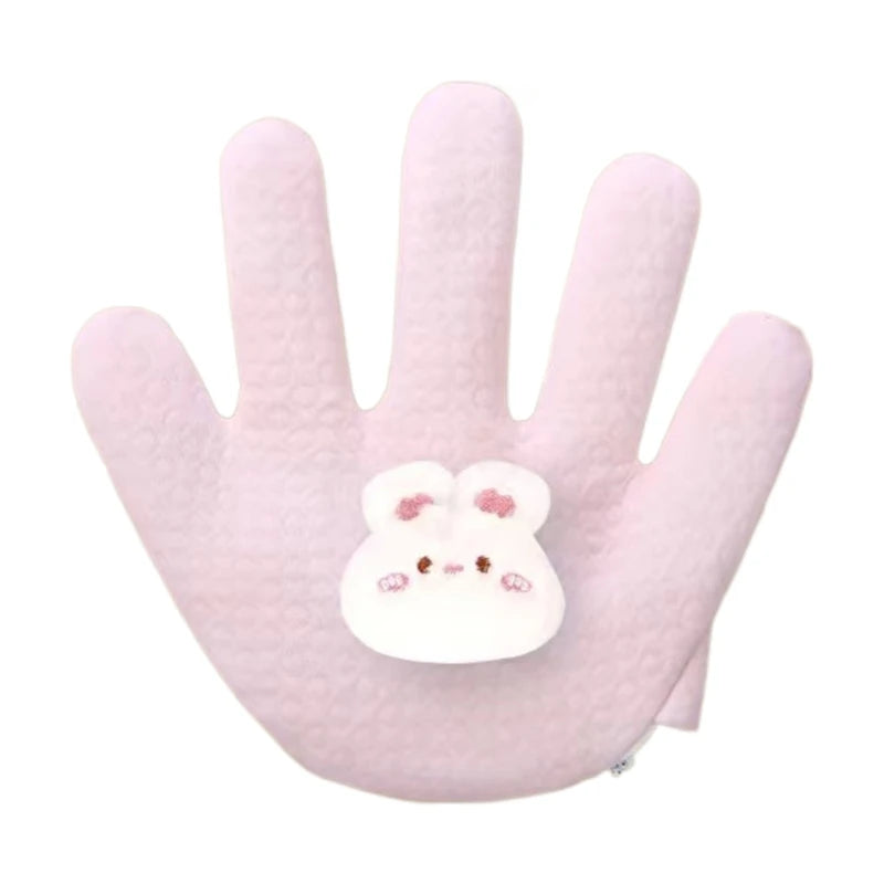 Cartoon Anti-Startle Hand Pacify Toy – Newborn Soothing Hand Pillow