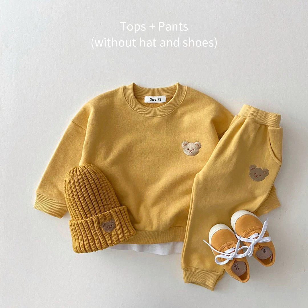 Teddy Bear Sweater and Sweatpants Set 9M-4T