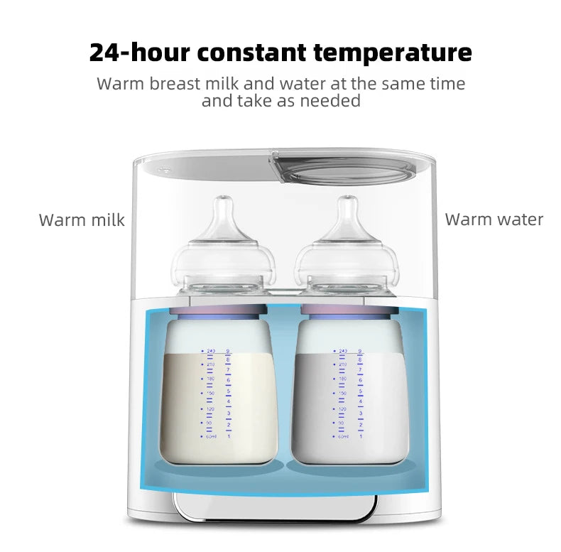 Multi-Function Baby Bottle Warmer & Sterilizer – Fast Heating & Accurate Temperature Control