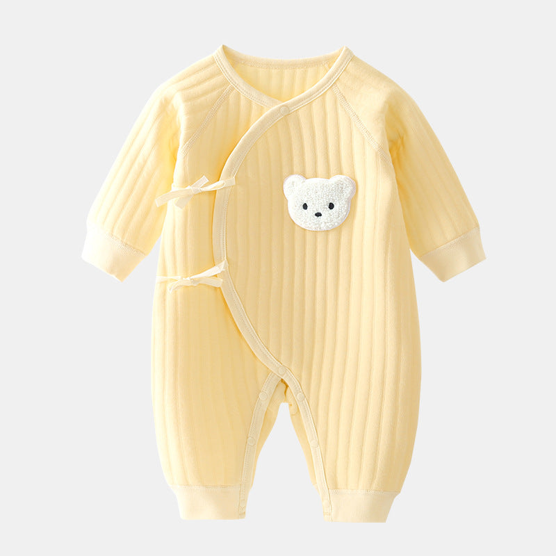 Newborn Teddy Bear Onesie 0M-6M Unisex