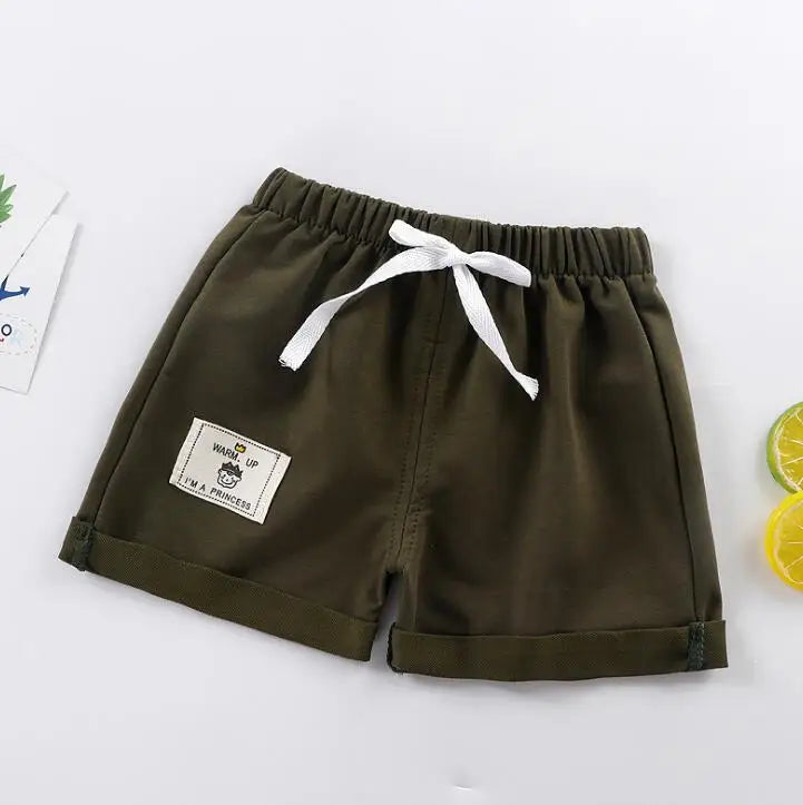 Solid Colored Summer Toddler Shorts