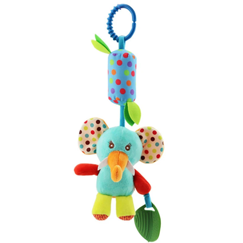 Plush Animal Hanging Rattle