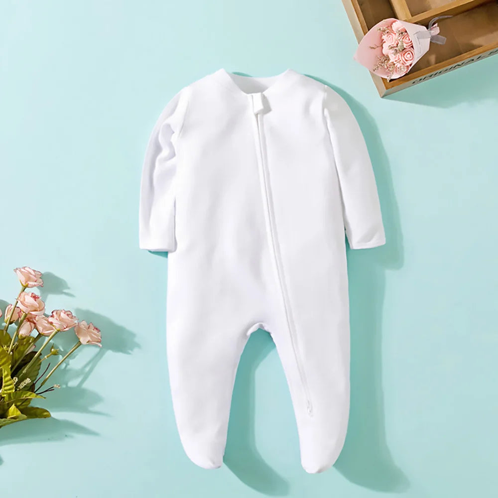 Newborn Solid Colored Onesie 3-9M