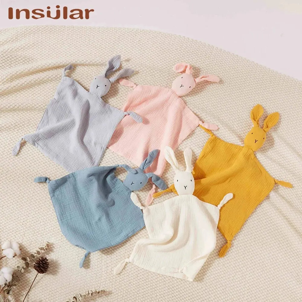 Baby Sleeping Stuffed Animal Towel Toy