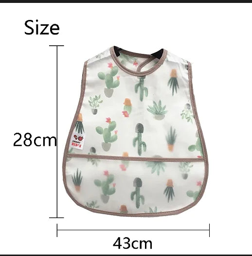 Waterproof Toddler Bib with Pocket