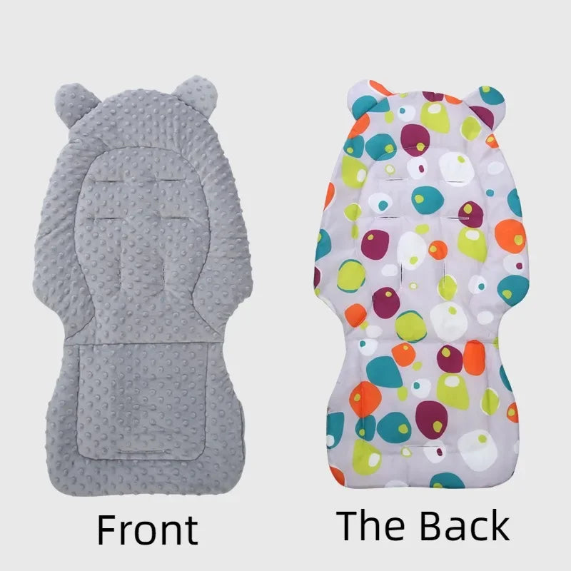 Baby Stroller Seat Cushion – Soft Cotton Double-Sided Pad for Comfort & Warmth 👶🍼