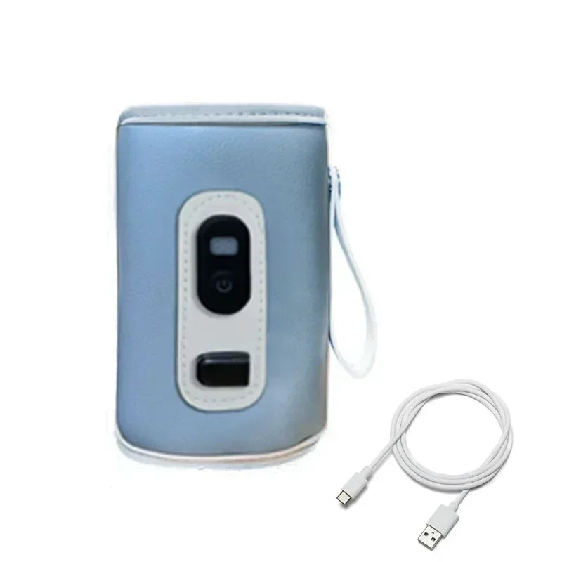 USB Baby Milk Bottle Thermal Bag – Portable Digital Display Heater for Travel