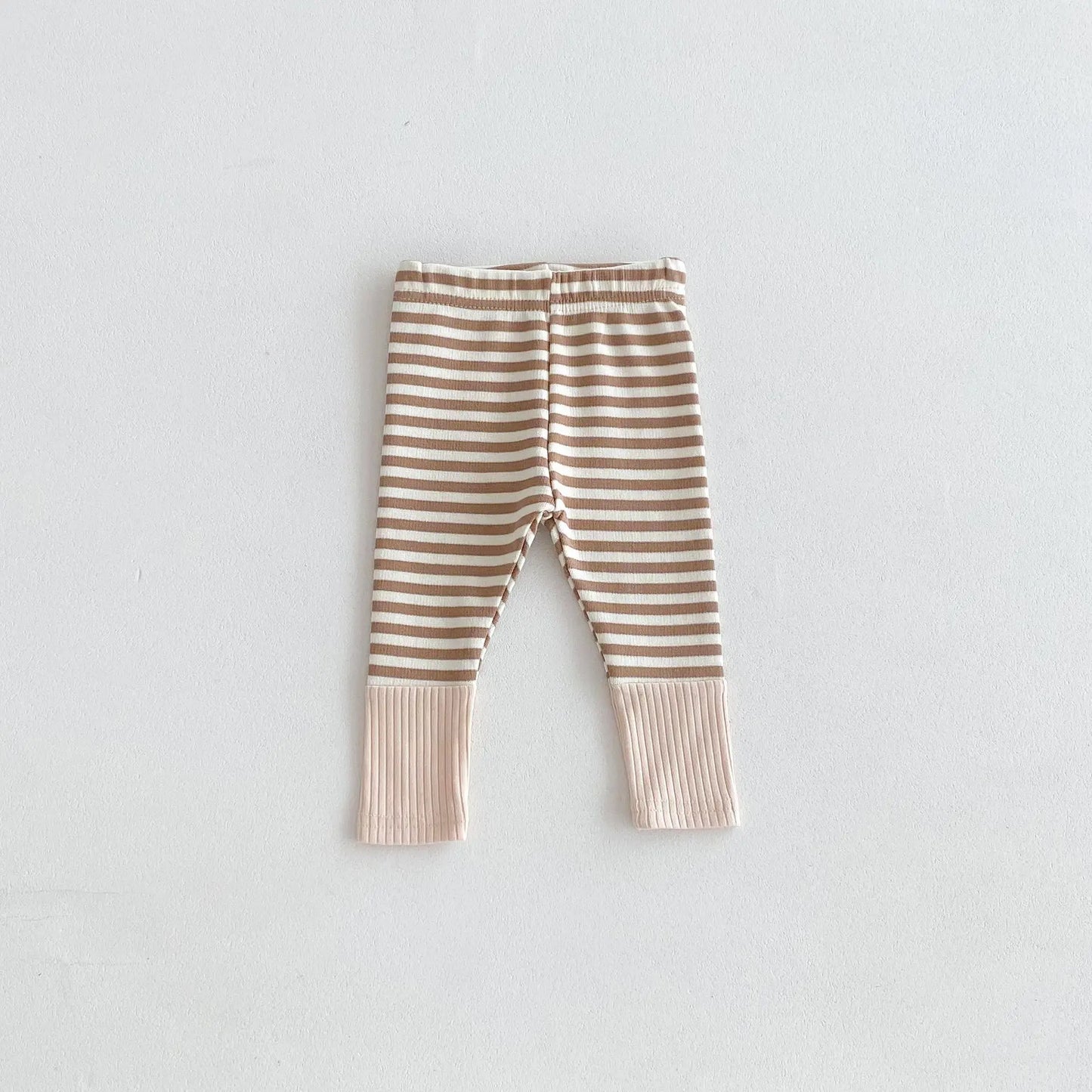 Newborn Striped Autumn Colored Bottoms