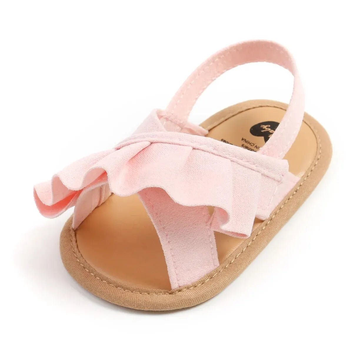 0-18M Girls' Open Toe Ruffle Summer Sandals