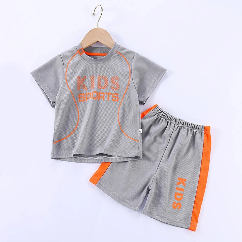 Kids Sports Breathable Summer Matching Set 12M-12Y