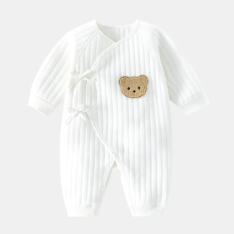 Newborn Teddy Bear Onesie 0M-6M Unisex