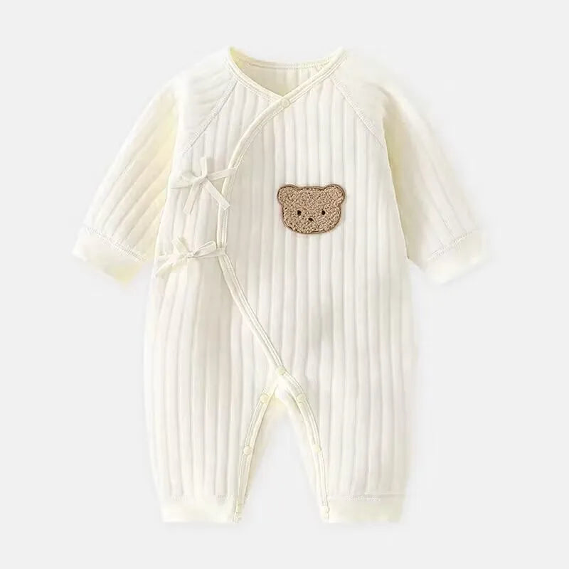 Newborn Teddy Bear Onesie 0M-6M Unisex