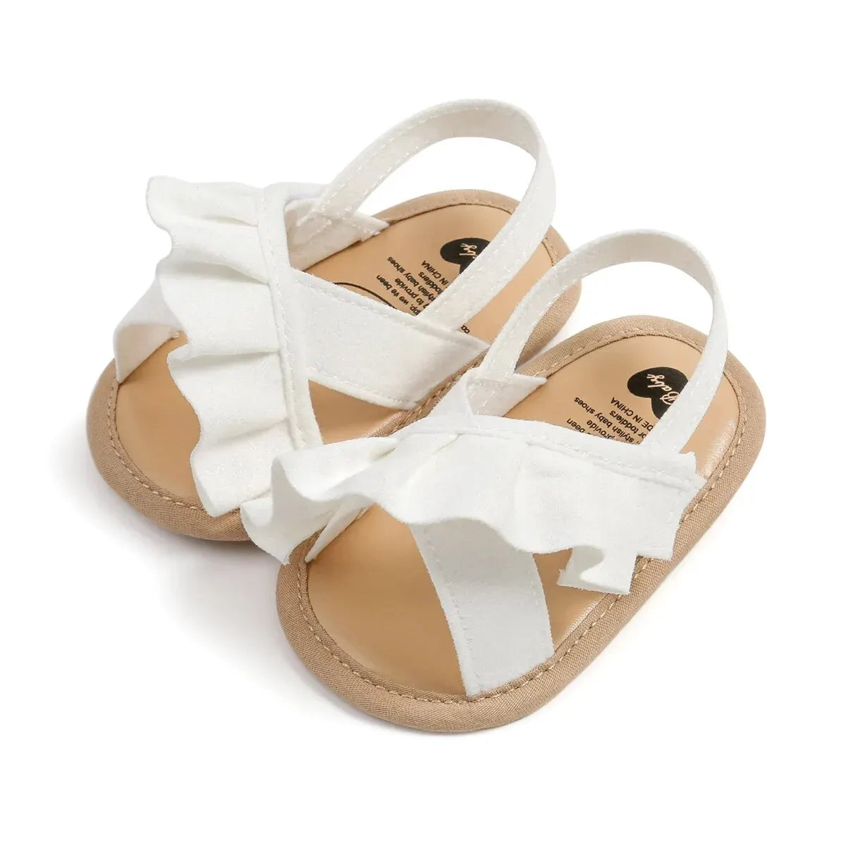 0-18M Girls' Open Toe Ruffle Summer Sandals