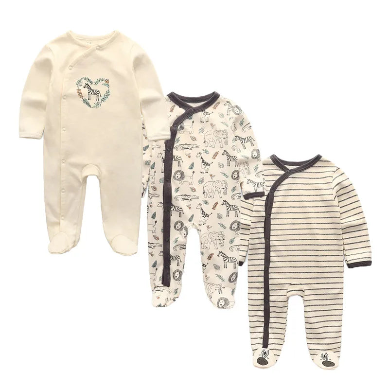 Kiddiezoom 3ct Long Sleeve Onesie