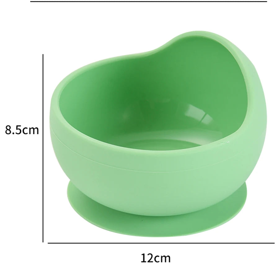 1PC Baby Food Grade Silicone Suction Bowl