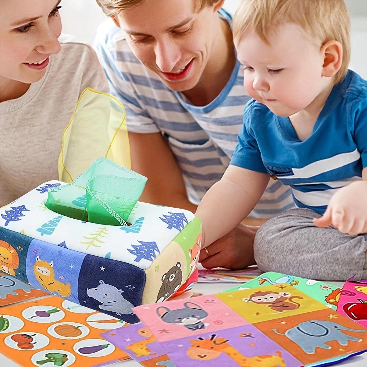 Sensory Toy Tissue Box