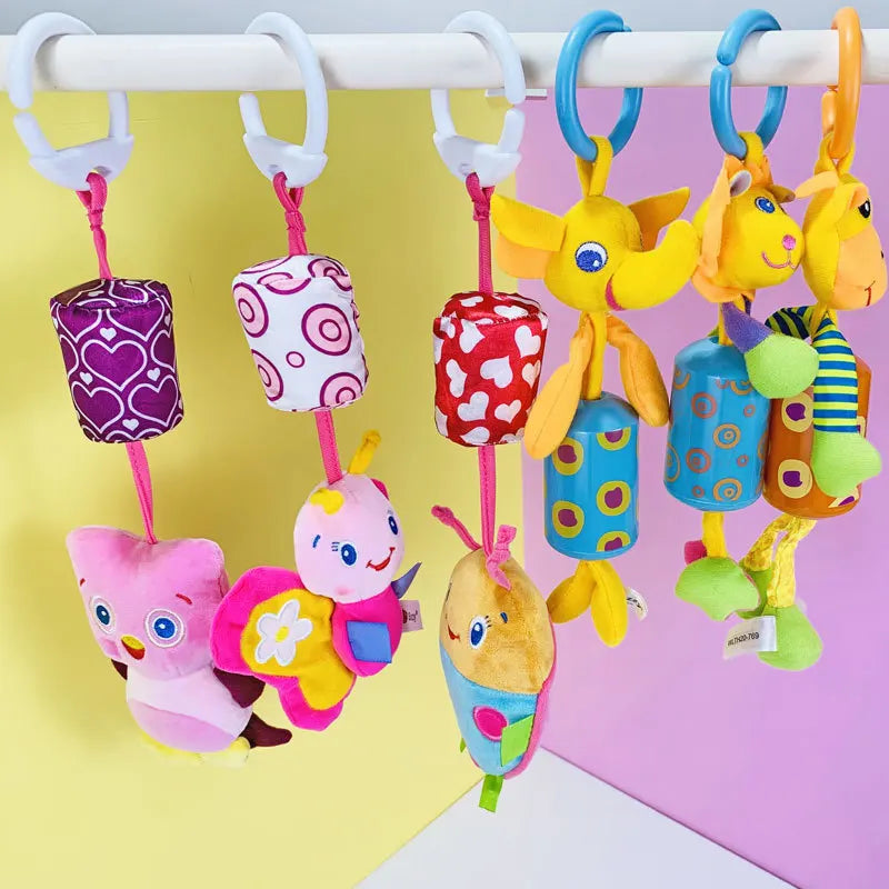 Plush Hanging Stuffed Animal Baby Rattle