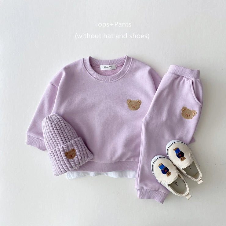 Teddy Bear Sweater and Sweatpants Set 9M-4T