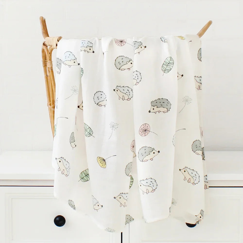 Newborn Bamboo Swaddle Receiving Blanket