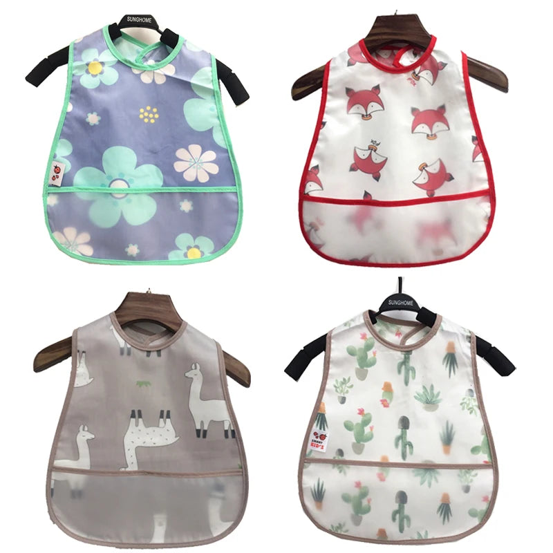 Waterproof Toddler Bib with Pocket