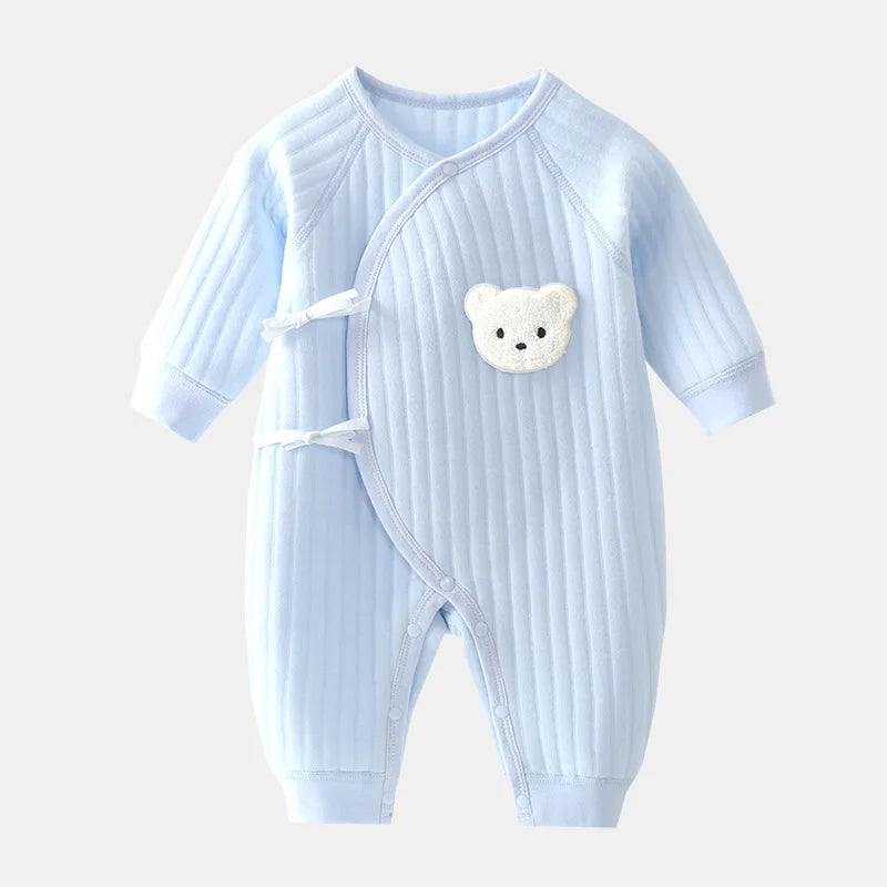 Newborn Teddy Bear Onesie 0M-6M Unisex